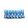 thumbnail image 2 of 50pcs Blue Female Heat Shrink Spade Connector Kit 16-14AWG 1/4" 6.3mm Terminals, 2 of 4