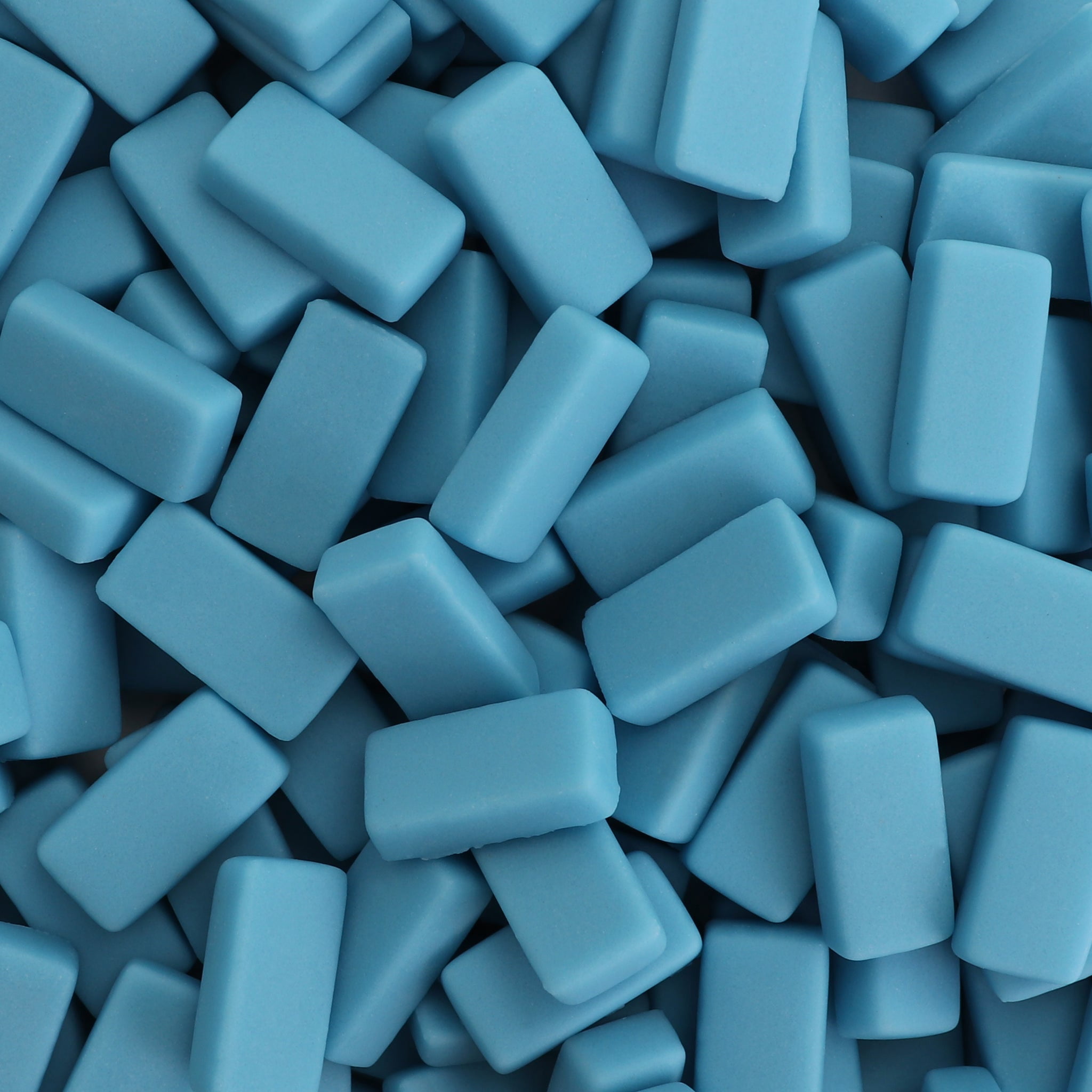 Milltown Merchants Matte 0.8" Mosaic Tile Pieces - Hawaiian Blue - 1 Pound