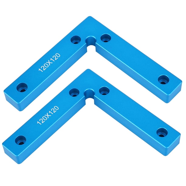 2pcs Aluminum 90 Degree Positioning Square 120x120mm L Shape Corner ...