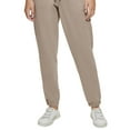 thumbnail image 3 of Calvin Klein Women's Garment Dye Smocked Waist Joggers Brown Size X-Large, 3 of 3