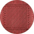 thumbnail image 1 of Ahgly Company Indoor Round Southwestern Red Country Area Rugs, 4' Round, 1 of 4