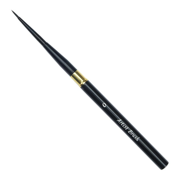 1 pieza de pinceles de nailon para el pelo, pinceles de pintura artística para 0 punta 14x2MM Zulema pinceles de acuarela