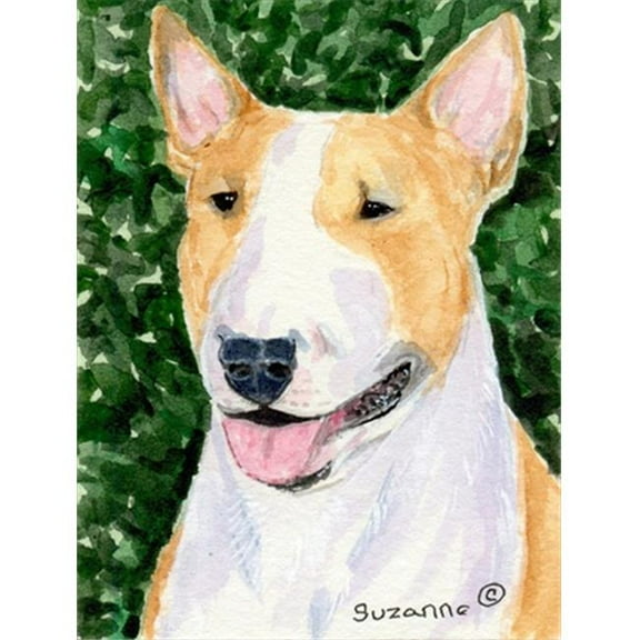 11 x 15 In. Bull Terrier Flag, Garden Size