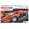 Erector by Meccano, Ferrari Grand Prix Racer STEM Building Kit with Poseable Steering, For Ages 10 and Up