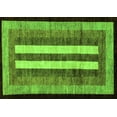 thumbnail image 1 of Ahgly Company Indoor Rectangle Abstract Green Modern Area Rugs, 7' x 9', 1 of 4