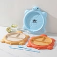 thumbnail image 4 of TIELUTT Ensemble de Vaisselle en Forme de Tortue pour Cuisine et Table à Manger Voiture Table Ronde d'Extérieur Ensemble pour 4 Petits Napperons Ronds Napperons pour Tables d'Appoint Napperons Ronds Lavables Sarcelle Moderne Table de Cuisine Se, 4 of 7