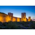 thumbnail image 2 of Bibikow, Walter 18x13 Black Ornate Wood Framed with Double Matting Museum Art Print Titled - Sweden-Gotland Island-Visby-12th century city wall-most complete medieval city wall in Europe-dusk, 2 of 4