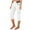 White, variant on Patlollav Cargo Pants Womens Casual Solid Color High Waist A-Line Loose Wide Leg Pocket Quick Drying Pants