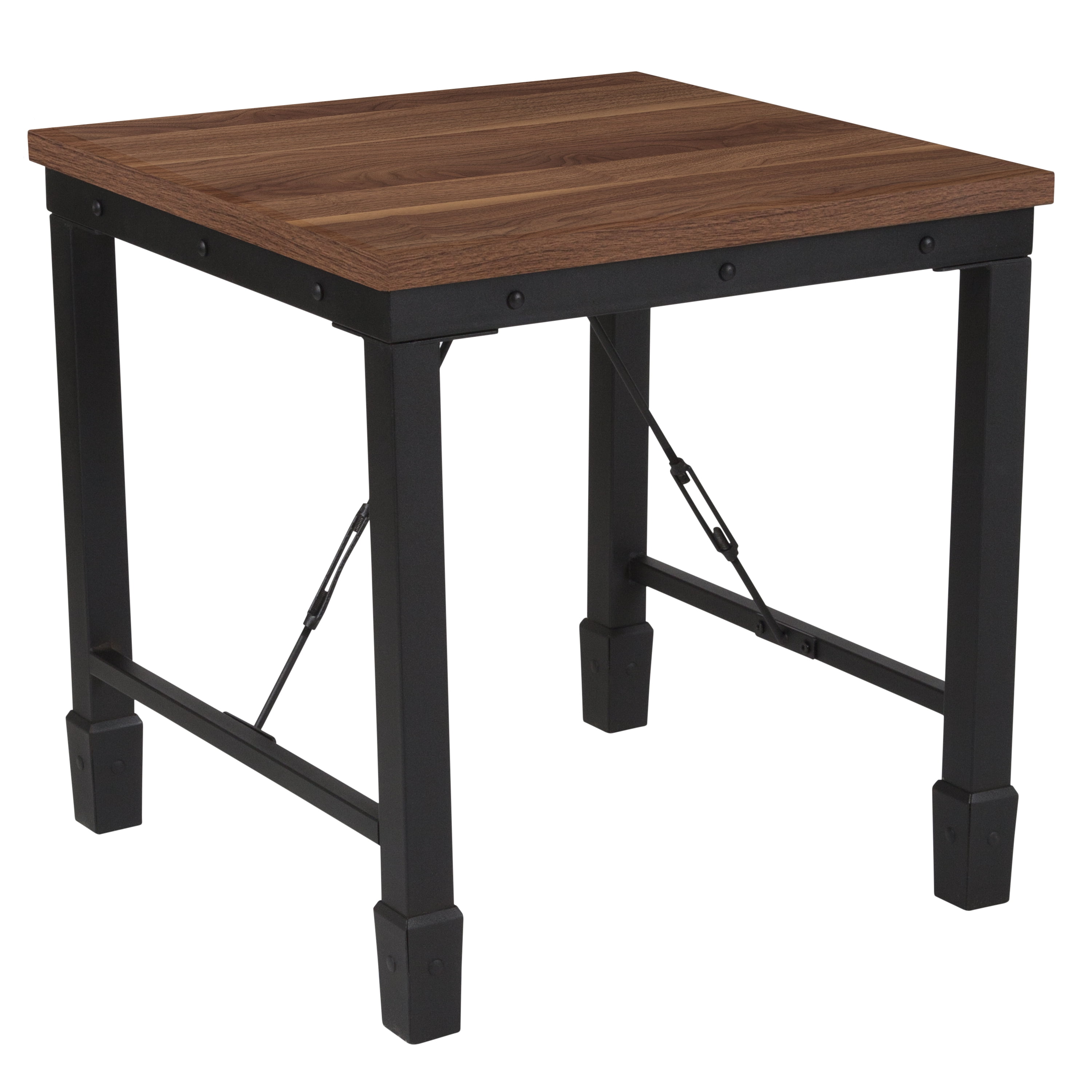 Brentwood Collection Side Table with Industrial Style ...