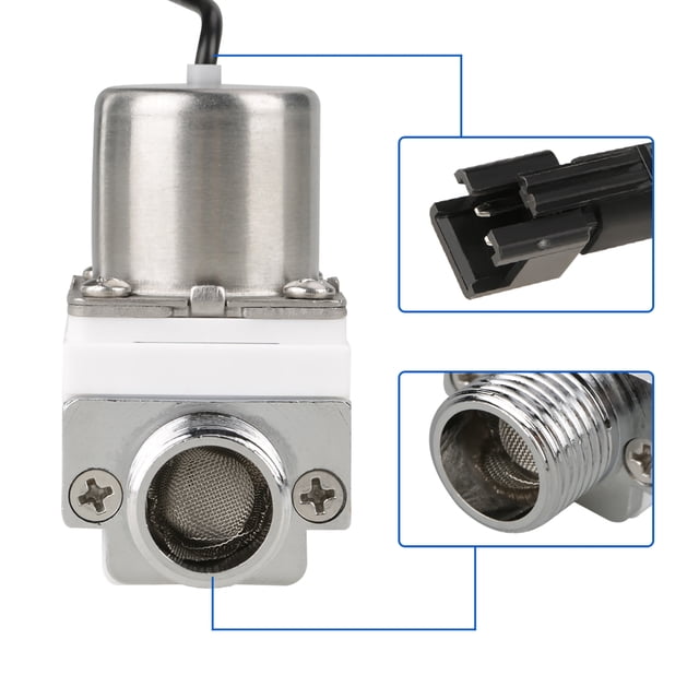 Válvula solenoide de agua de CC de 1/2 plástico duradero Jadeshay