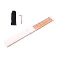thumbnail image 4 of 6 strings Pocket Guitar , ,with Storage Bag Portable Fretboard Practice Folk 4 Fret 6 Fret for Beginner ,Guitar Lovers Practice White 6 Fret, 4 of 8