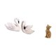 thumbnail image 5 of estatua de resina de cisne,Figuras de cisnes,estatuas,decoración para el hogar,bodas y fiestas.,Figura de escritorio,Estatua de gato,linda decoración para estante o escritorio,Figuras, 5 of 8