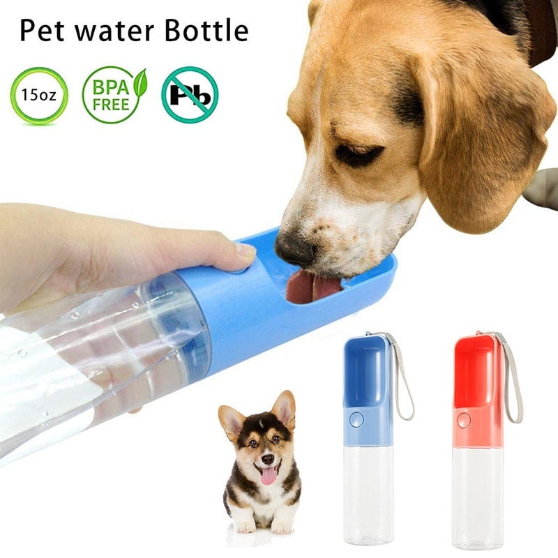2020NEW Portable Dog Water Bottle 450ml Lightweight Water Dispenser