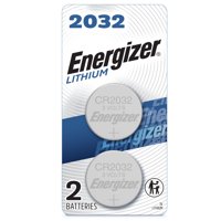 Energizer 2032 Batteries (2 Pack), 3V Lithium Coin Batteries