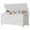 pattern white, variant on EastVita 39.4" Storage Bench - Wooden Toy Chest with Safety Hinge, Multi-Functional Entryway & Living Room Storage, Easy Assembly