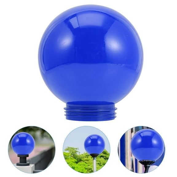 HEMOTON  Acrylic Lamp Shades Blue Outdoor Light Globes Replacement Child