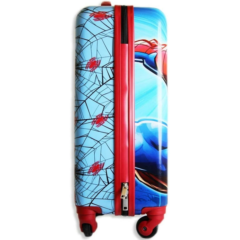 Hard-Sided Tween Trolley Luggage 20 Travel Spinner Kids for Rolling Carry-On Inches Suitcase Kids Spiderman