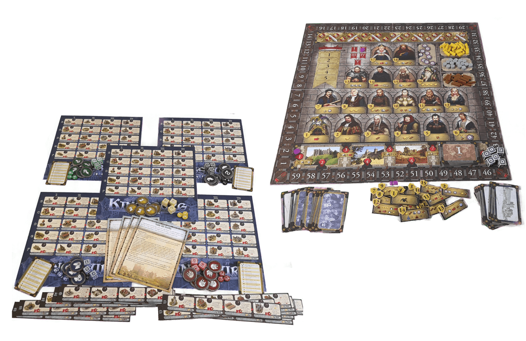 Kingsburg 3rd Edition Strategy Board Game for Ages 10 and up, from Asmodee
