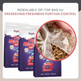 thumbnail image 4 of Rinlex Dried Mealworms 2 lb- High Protein Treat for Birds, Bluebird, Gecko, Lizard, and Poultry, 4 of 8