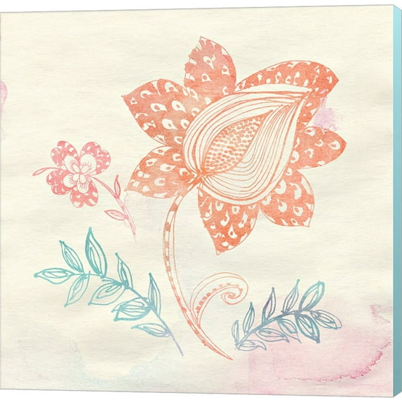 Great Art Now Eastern Boho I by Wild Apple Portfolio Canvas Wall Art