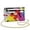 Colorful Geometric, variant on Pzuqiu Cow Crossbody Bags for Women Leather Exquisite Trendy Casual Women Leather Crossbody Bag with Chain Strap Versatile Soft Practical for Party and Special Occasions