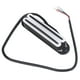 thumbnail image 5 of Pastilla Humbucker de doble carril caliente 11K, imán cerámico ABS, accesorios para guitarra eléctrica, carril blanco y negro, 5 of 14