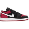 thumbnail image 2 of Big Kid's Jordan 1 Low Black/Gym Red-White (553560 066) - 7, 2 of 3
