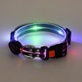 thumbnail image 1 of Collar luminoso para perros, collar LED para perros que brilla en la oscuridad - Recargable, 3 modos de parpadeo, collar luminoso para perros medianos y grandes, moderno y bonito, 1 of 1