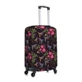 thumbnail image 3 of Daiia Flowers And Humming Bird1 Luggage Cover, Thickened Washable Travel Luggage Covers, Elastic Unique Baggage Covers for 18-20 inch Luggage-Medium, 3 of 9
