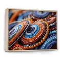thumbnail image 2 of Designart "Tribes Samburu African Beadwork II" African Tribes Floater Framed Wall Decor, 2 of 7