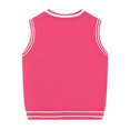 thumbnail image 2 of Gibobby Playera De Algodón Niños pequeños bebés niñas niños estampado sin mangas suéter chaleco Tops ropa （Rosa， 2-3 Años), 2 of 3