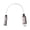 Silver, variant on Rupoun Type C to 3.5mm Headphone Amplifier Adapter 5.9in/15cm DAC CS43131 Cool Gray