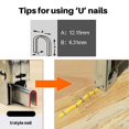 thumbnail image 4 of 3 In 1 Stapler Of 1000 S Staple Gun Staple Upholstery Furniture Er Tool Duty For Home, 4 of 5