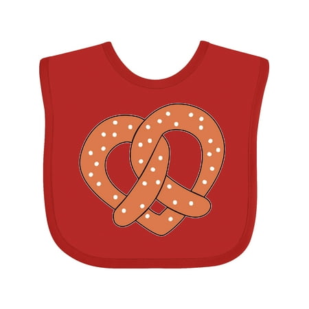 

Inktastic Heart-shaped Pretzel Gift Baby Boy or Baby Girl Bib