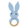 thumbnail image 2 of Agiferg Baby Teethers Handmade Rattle Grip Toys Baby Teethers For 3 Months Above Baby's Sore Gums Teethers Nursery Gift Pain Relief Suitable For Baby Boy, 2 of 4