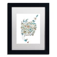 thumbnail image 2 of Trademark Fine Art "Robot City" Canvas Art by Carla Martell, White Matte, Black Frame, 2 of 5