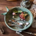 thumbnail image 3 of Wild Bird Bath Bird Feeding Bowl Round Bird Basin in Green 173cm, 3 of 5