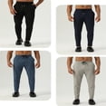 thumbnail image 2 of LYMAYTER Men Breathable Joggers Summer Quick-Dry 4-Way Stretch Lightweight Workout Casual‌ Pants, 2 of 10