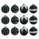 thumbnail image 1 of 12 bolas navideñas de terciopelo plateado con acabado de alambre, adorno colgante para interiores y exteriores, decoración para fiestas, bodas, Halloween, Acción de Gracias, San Valentín., 1 of 5