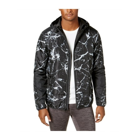 - Ideology Mens Marbled Puffer Jacket