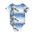 thumbnail image 2 of Rocae Christmas Snowman In The Snow for Baby Climbing Clothes Soft Baby Romper for Active Infants Comfortable and Breathable Crawling Jumpsuit Unisex Baby Outfit 9M, 2 of 8