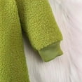 thumbnail image 6 of Infant Baby Fleece Jumpsuit Winter Warm Plush Comfort Long Sleeve Rompers Animal Onesies Cute Hooded Newborn Clothes, Green, 18 Months, 6 of 7