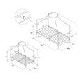 thumbnail image 3 of Novogratz Camilla Metal Canopy Bed, 3 of 9