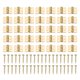 thumbnail image 1 of 100Pcs Bisagras Mini de Cobre Puro para Conectores de Cajones de Muebles, Dorado, 1 of 6