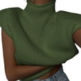 thumbnail image 4 of Txlixc Blusa de cuello alto de manga corta Txlixc moda, 4 of 5