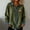 Green, variant on MVRLSH Blouses For Women Dressy Casual Women Casual Corduroy Denim Patchwork Jacket Long Sleeve Turndown Collar Distressed Jean Coat Red S-Xxl