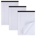 thumbnail image 1 of TABLZONE 3pcs Blank Paper Notebook White for Writing Offices Professionals Sleek 30 Sheets/Book, 1 of 6
