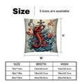 thumbnail image 5 of Fish Covers Throw Pillow Set - 2 Pack Throw Pillow Inserts Included - Unique Patterns - 16x16, 18x18, 20x20 Inches for Home Decor - Throw Pillow - Decorative Pillows, 5 of 6