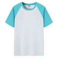 thumbnail image 2 of Akiihool Boys Tee Shirts Boys Short Sleeve T Shirt Tops Round Neck Short Sleeve Tee(Mint Green,11-12 Years), 2 of 4