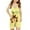 Yellow, variant on Odeerbi 5-13 Years Kids Girls Summer Jumpsuit Cute Print Camisole Romper Casual Breathable Comfortable Suspender Overalls Bib Overall Shorts with Pockets